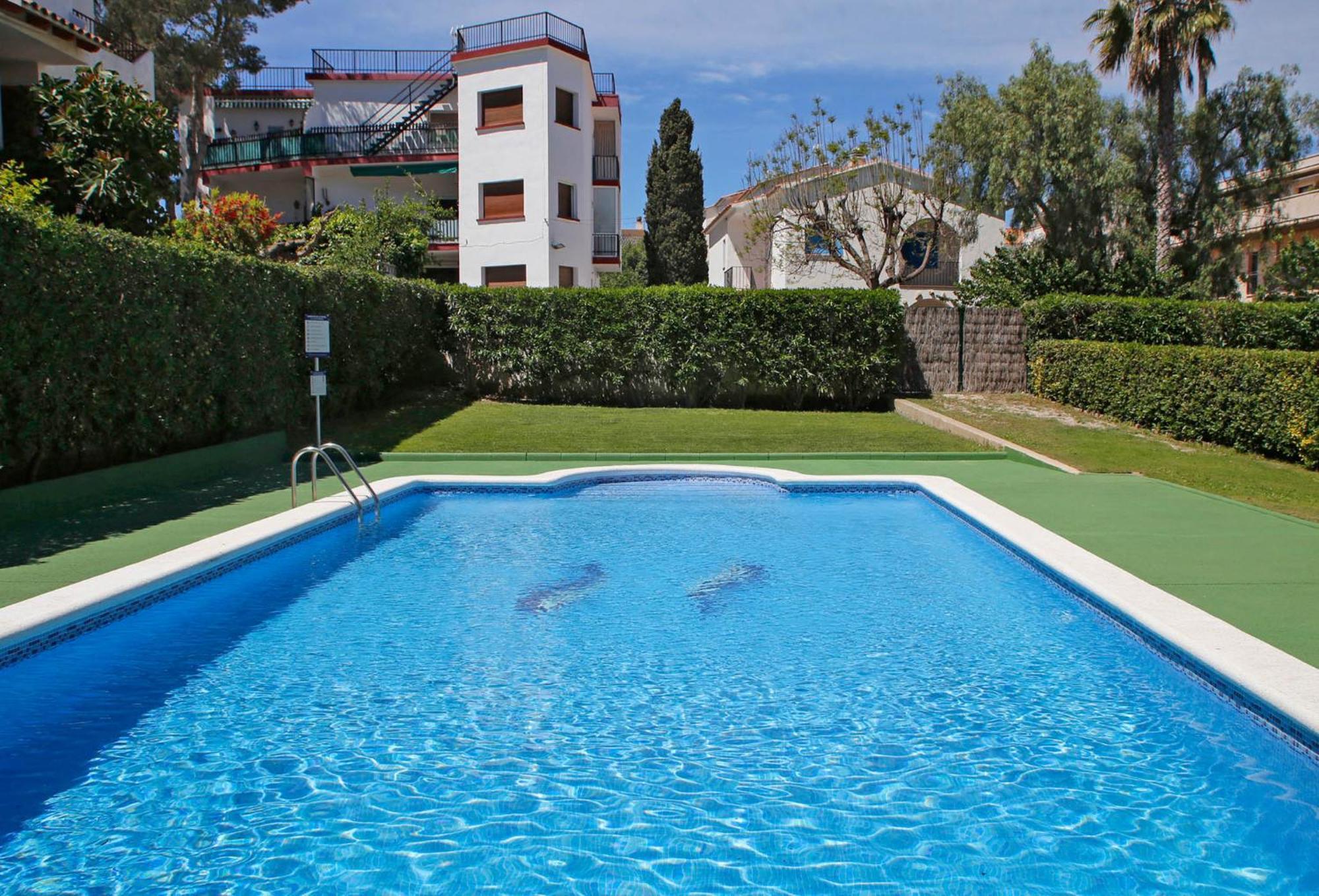 At044 Cerca De La Playa, Con Piscina Y Airco Apartment Torredembarra Exterior photo